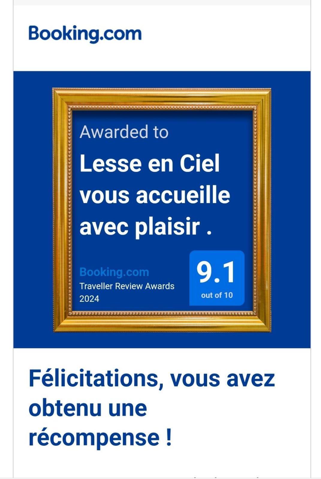 Willa Lesse En Ciel Vous Accueille Avec Plaisir . Houyet Zewnętrze zdjęcie